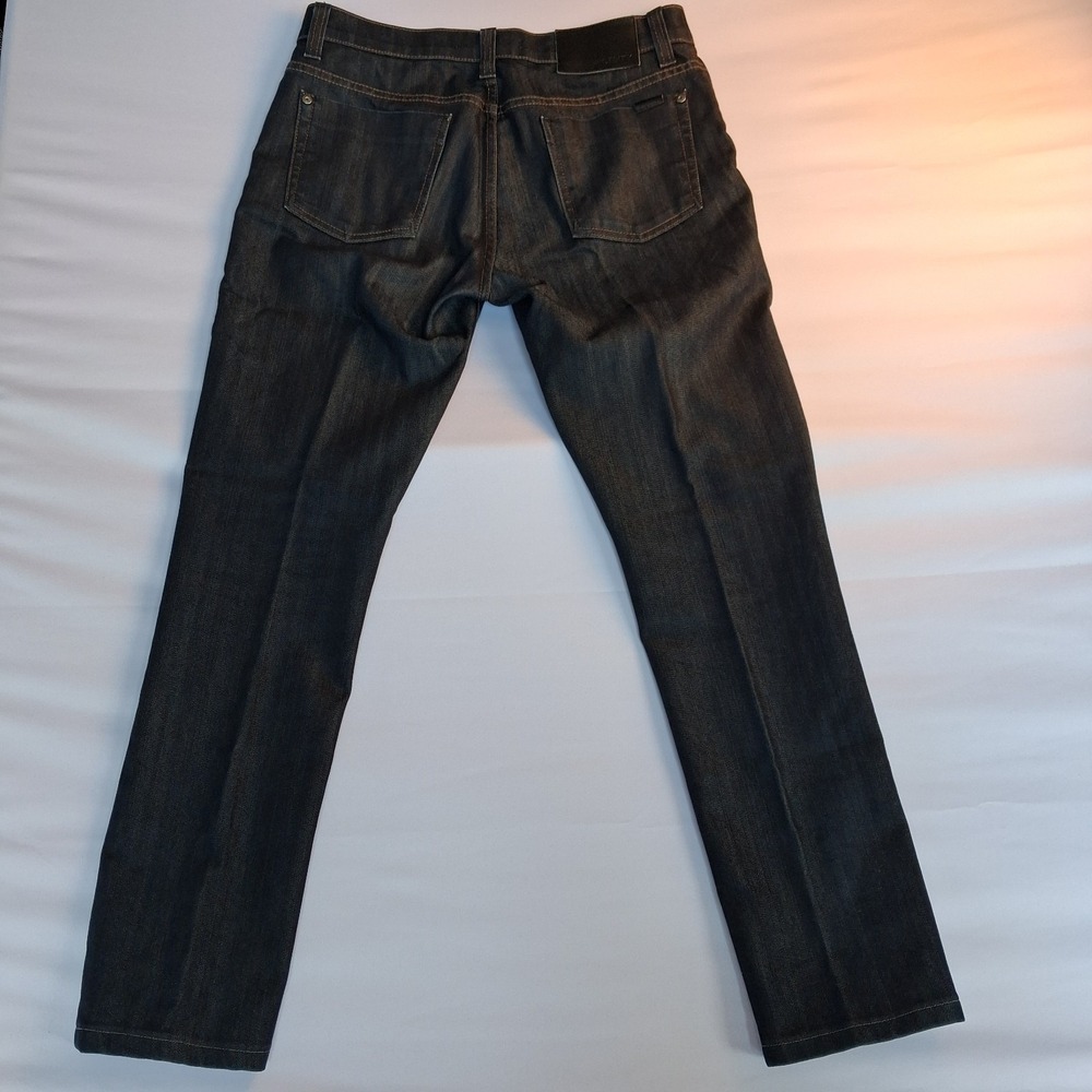 Fidelity Men's 5-pocket denim jeans featuring a dark/charcoal Torino 32